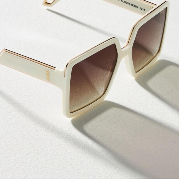 Quay Australia Beige Square Sunglasses main image 4